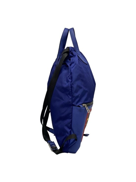 Fendi Backpack Vocabulary Blue Yellow Multi Leather main image 15